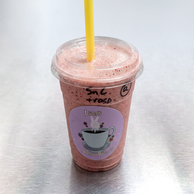 Strawberries & Cream Smoothie.